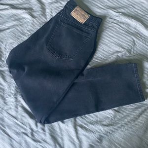Vintage 90’s High Waist Britannia Jeans Black